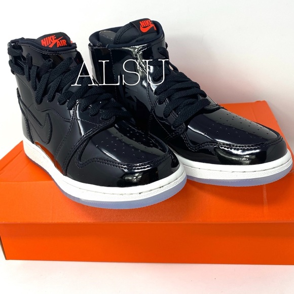 Nike Air Jordan 1 Rebel XX Black Leather Women’s - Picture 2 of 6